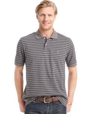Izod Big And Tall Short Sleeve Striped Polo