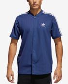 Adidas Men's Originals Jacquard Baseball Snap T-shirt