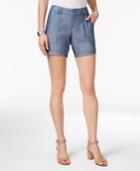 Lee Platinum Eloise Dot-print Chambray Shorts