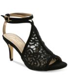 Nanette By Nanette Lepore Bonnie Crochet Ankle-strap Dress Sandals Women's Shoes