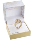 Charter Club Gold-tone Crystal Wrap Ring, Created For Macy's