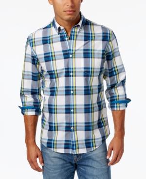 Tommy Hilfiger Men's Wade Plaid Cotton Shirt