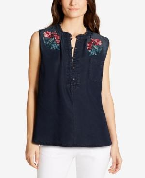 William Rast Anaya Embroidered Shirt