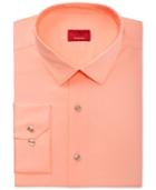Alfani Men's Slim-fit Stretch Coral Solid Dress Shirt, Only At Macy's