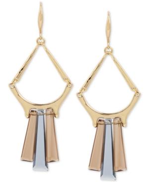 Robert Lee Morris Soho Gold-tone Stone Drop Earrings