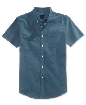 Rvca Men's That'll Do Oxford Cotton Shirt