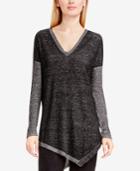 Vince Camuto Asymmetrical V-neck Top