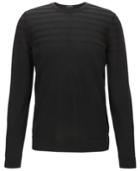 Boss Men's Regular/classic-fit Striped Stretch Sweater