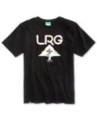 Lrg Men's Lifted Stripes Graphic-print Logo Cotton T-shirt