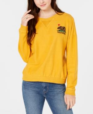 Freeze 24-7 Juniors' Cotton California Embroidered Sweatshirt
