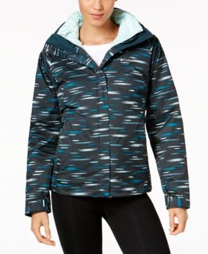 Columbia Printed Outer West Interchange Insulated Puffer Coat