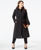 Jones New York Plus Size Wool Maxi Coat