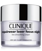 Clinique Repairwear Laser Focus Night Line Smoothing Cream - Very Dry To Dry Combination, 1.7 Oz