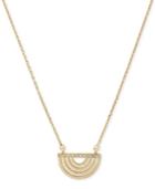 Bcbgeneration Gold-tone Pave Pendant Necklace