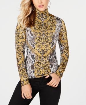 Long Sleeve Georgina Mock Neck Top