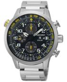 Seiko Men's Solar Chronograph Prospex Stainless Steel Bracelet Watch 44mm Ssc369