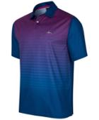 Greg Norman For Tasso Elba Men's Heather Ombre Stripe Performance Polo, Only At Macy's