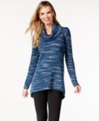 Style & Co. Marled High-low Tunic Sweater, Only At Macy's