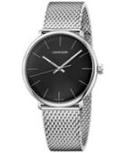 Calvin Klein Men's Swiss High Noon Stainless Steel Mesh Bracelet Watch 40mm
