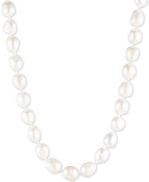 Carolee Silver-tone Imitation & Freshwater Pearl (4-12mm) 16 Collar Necklace