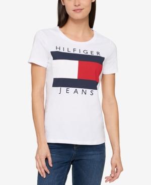 Tommy Hilfiger Cotton Logo T-shirt, Created For Macy's