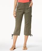 Style & Co Cropped Cargo Pants, Created For Macy's