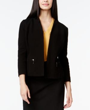Alfani Textured Jacquard Open-front Jacket, Only At Macy's