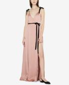 Fame And Partners Open-back Wrap Dress