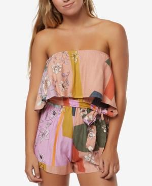 O'neill Juniors' Mandia Strapless Popover Romper