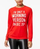 Pretty Rebellious Juniors' Morning Person Graphic Top