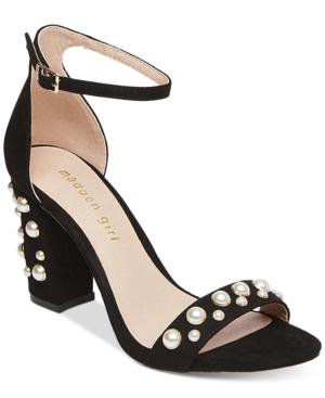 Madden Girl Bitsy Two-piece Block-heel Sandals Women's Shoes