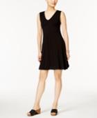 Style & Co Crisscross-back Dress, Only At Macy's