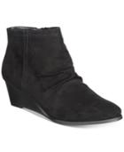 Style & Co Ginnah Wedge Ankle Booties, Created For Macy's Women's Shoes