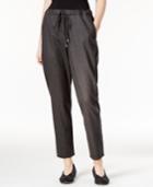 Eileen Fisher Slouchy Wool-blend Ankle Pants