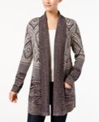 Style & Co Patchwork Cardigan, Created For Macy's