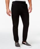 Inc International Concepts Bryan Faux-leather Trim Jogger Pants, Only At Macy's