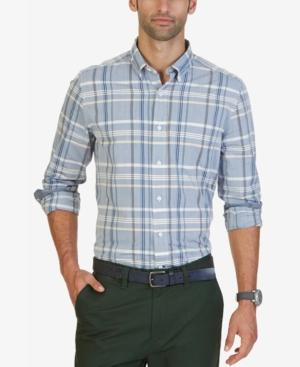 Nautica Men's Plaid Button-down Shirt