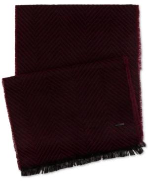 Calvin Klein Men's Soft Chevron Scarf