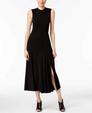 Dkny Front-slit Midi Dress