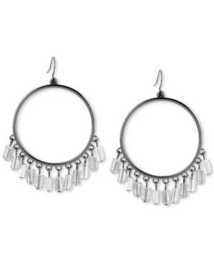 Kenneth Cole Hematite-tone Shaky Bead Earrings