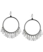 Kenneth Cole Hematite-tone Shaky Bead Earrings