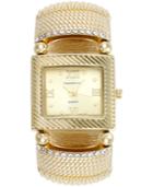 Charter Club Women's Crystal Accent Gold-tone Stainless Steel Stretch Bracelet Watch 28mm, Only At Macy's