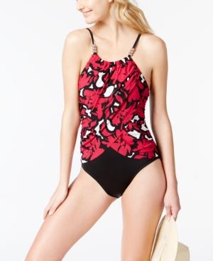 Magicsuit Lisa Wild Flower Printed Underwire Tummy-control One-piece Swimsuit Women's Swimsuit