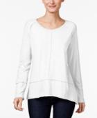 Style & Co. Exposed-seam Top, Only At Macy's