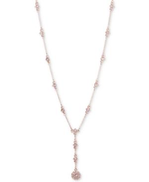 Givenchy Crystal Y Necklace, 16 + 3 Extender