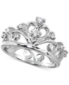 Giani Bernini Cubic Zirconia Tiara Ring In Sterling Silver, Created For Macy's