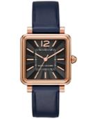 Marc Jacobs Women's Vic Navy Leather Strap Watch 30mm Mj1523