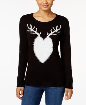 Style & Co Reindeer Graphic Sweater, Only At Macy's