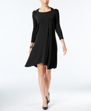 Alfani Cutout Handkerchief-hem Dress, Only At Macy's