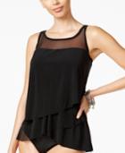 Miraclesuit Illusionists Mirage Tiered Tankini Top Women's Swimsuit